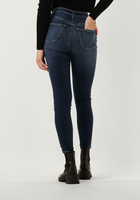 Donkerblauwe CALVIN KLEIN Skinny jeans HIGH RISE SUPER SKINNY ANKLE - large