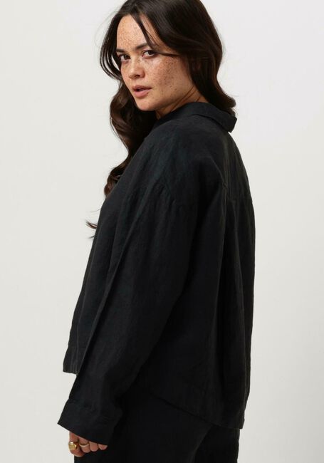 Zwarte SELECTED FEMME Blouses SLFLINNIE S LINEN SHIRT - large
