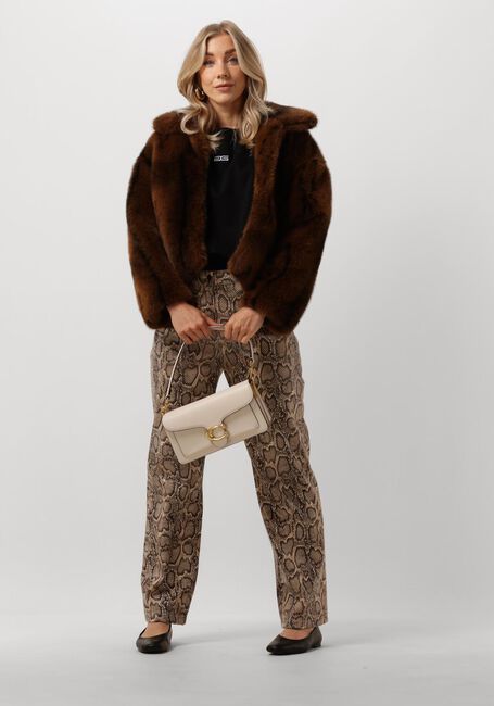 Bruine SILVIAN HEACH Faux fur jas GPA24104PL - large