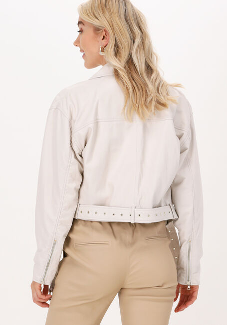 Witte IBANA Leren jas BALMER - large