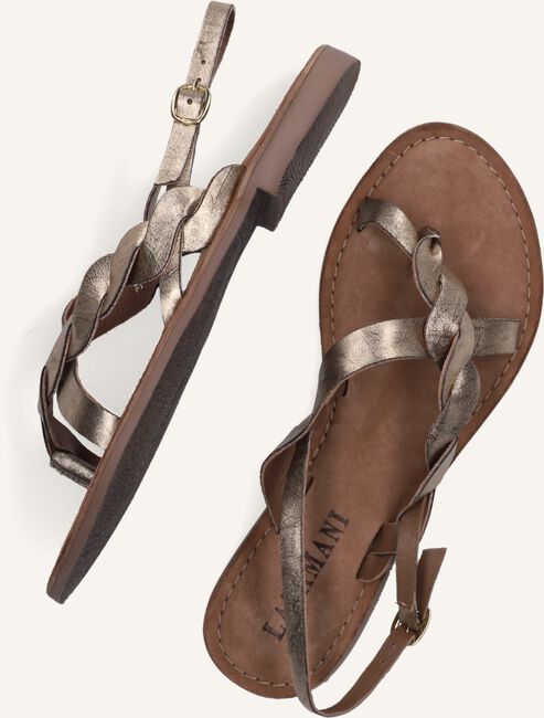 Gouden LAZAMANI Platte sandalen 75.630 Gouden LAZAMANI Platte sandalen 75.630 - large