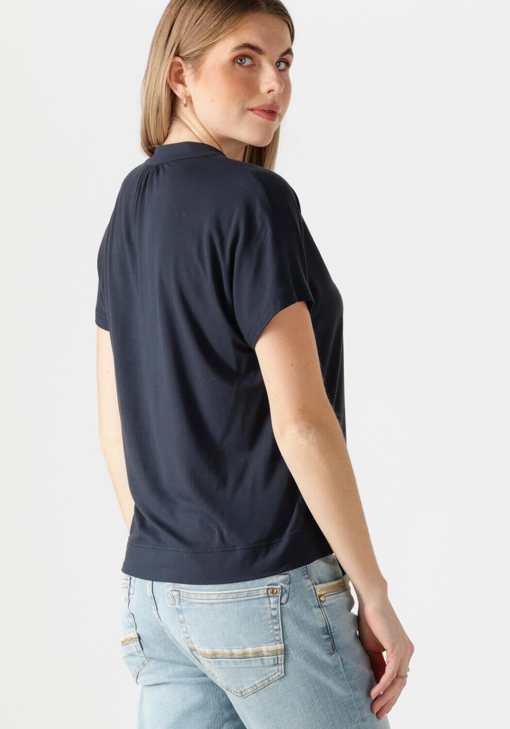 MOS MOSH Dames Tops & T-shirts Shira Tee Donkerblauw