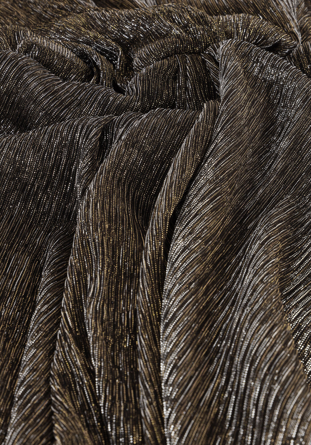 Gouden LOUIZON Midi jurk HEROES ROBE - large