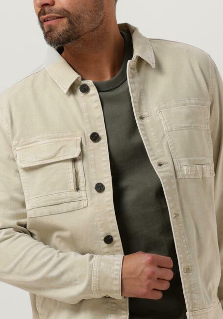 Beige PME LEGEND Jack DENIM JACKET NATURAL DENIM JACKET - large
