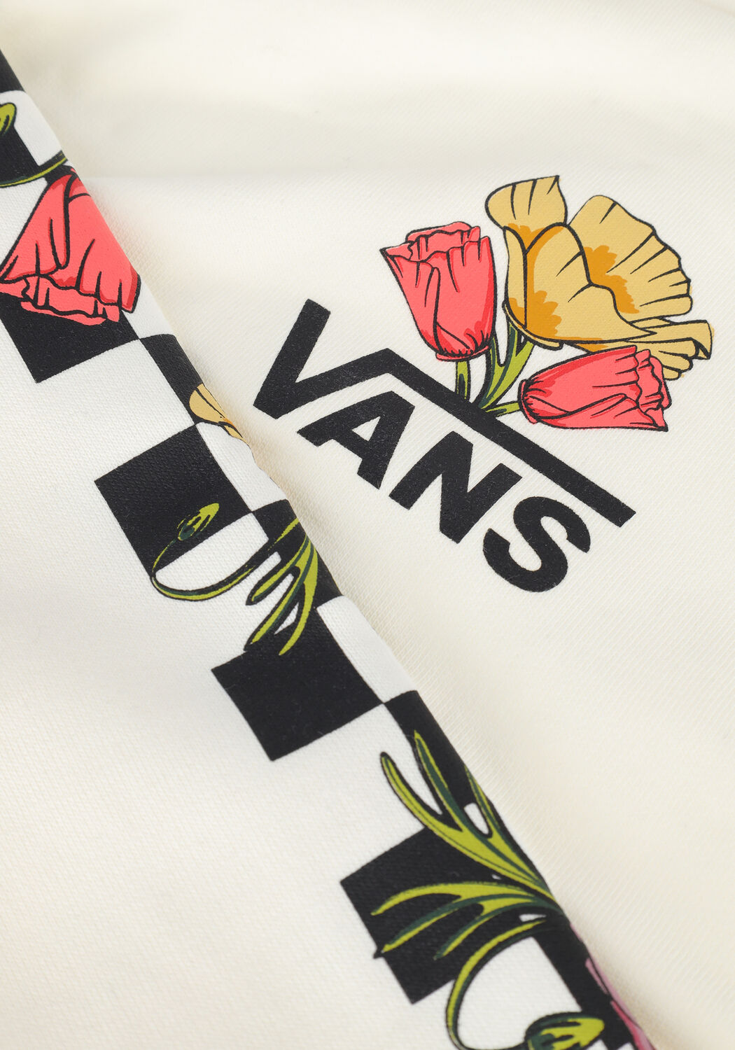 Gebroken wit VANS Sweater POPPIN POPPIES HOODIE | Omoda