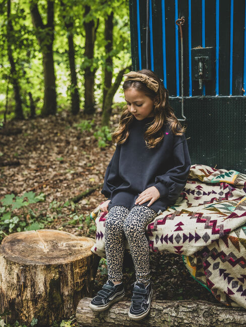 Zwarte LOOXS Little Mini jurk 2531-7810 - large