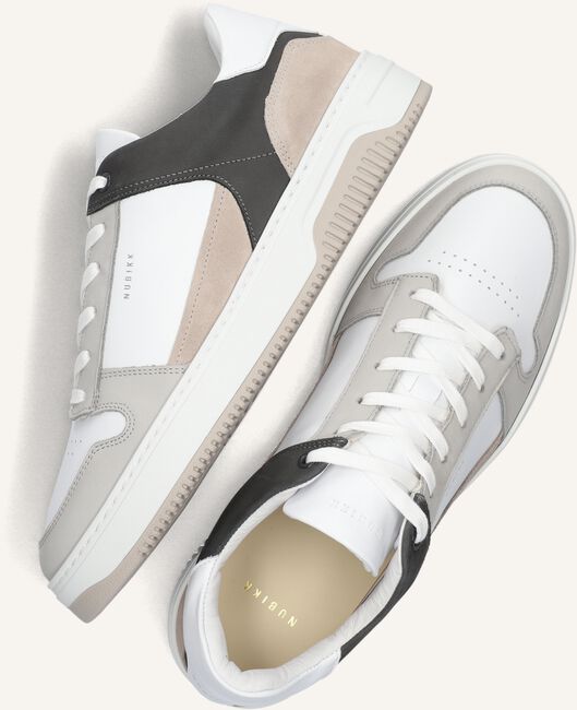 Witte NUBIKK Lage sneakers BASKET COURT HEREN Witte NUBIKK Lage sneakers BASKET COURT HEREN - large