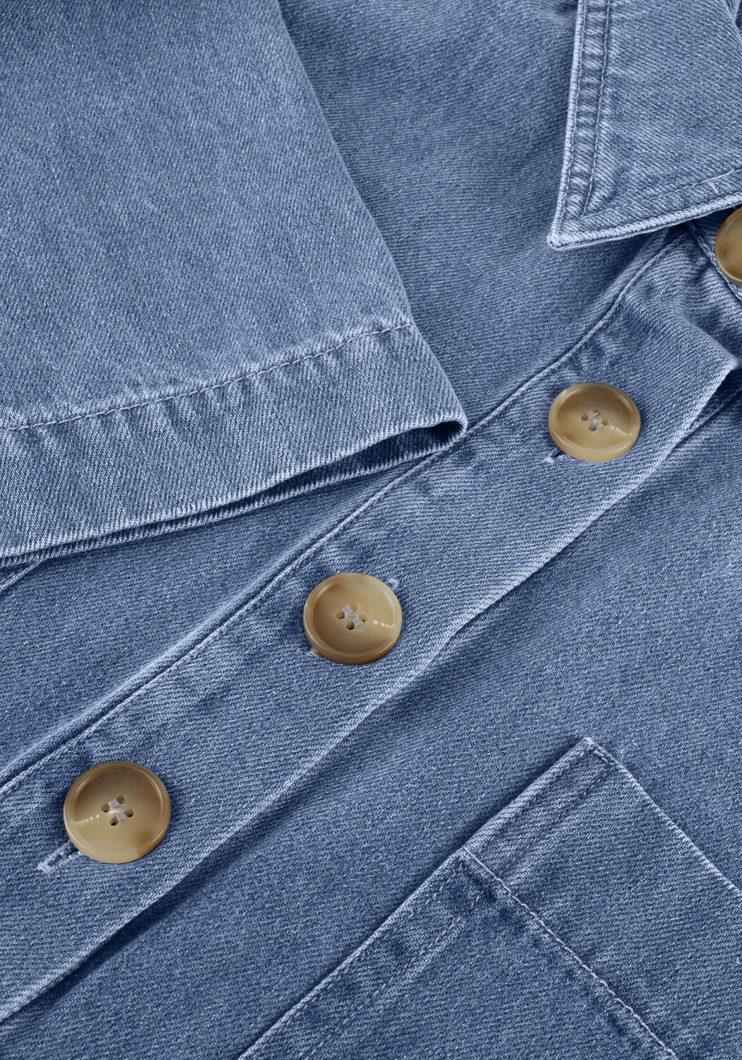 Blauwe NOTRE-V Mini jurk NV-HANNEBEL - large