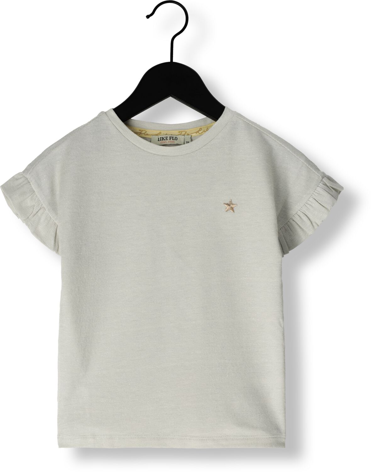 LIKE FLO Meisjes Tops & T-shirts Flo Glitter Shirt Ecru