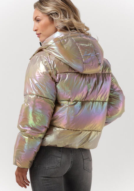 Zilveren SCOTCH & SODA Gewatteerde jas TECHNICAL PUFFER JACKET WITH DETACHABLE HOOD - large