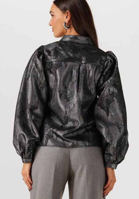 Zwarte NUKUS Blouses LETTIE BLOUSE METALLIC - large