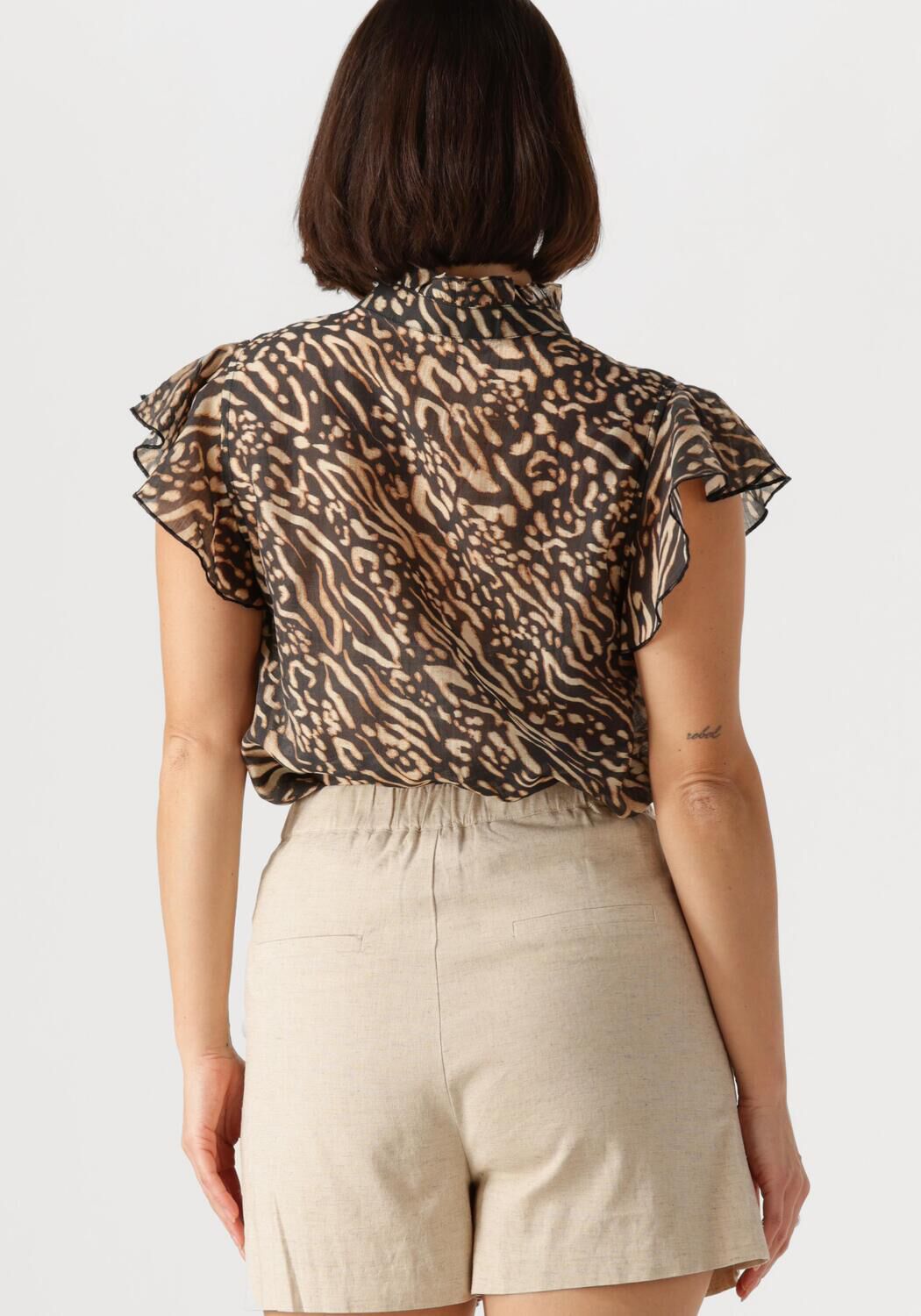 NUKUS Dames Tops & T-shirts Aurora Top Bruin