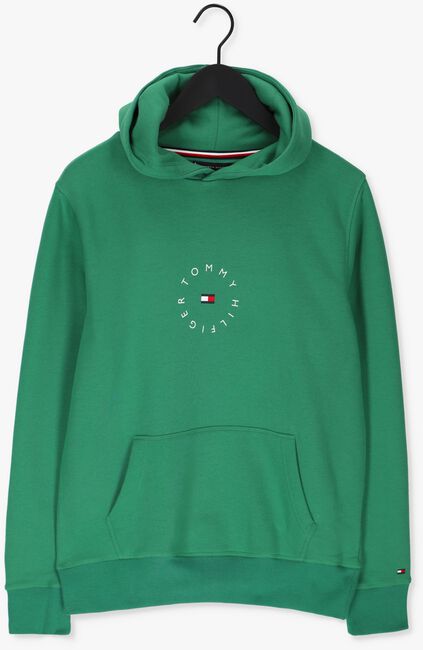 Groene TOMMY HILFIGER Sweater ROUNDALL GRAPHIC HOODIE - large