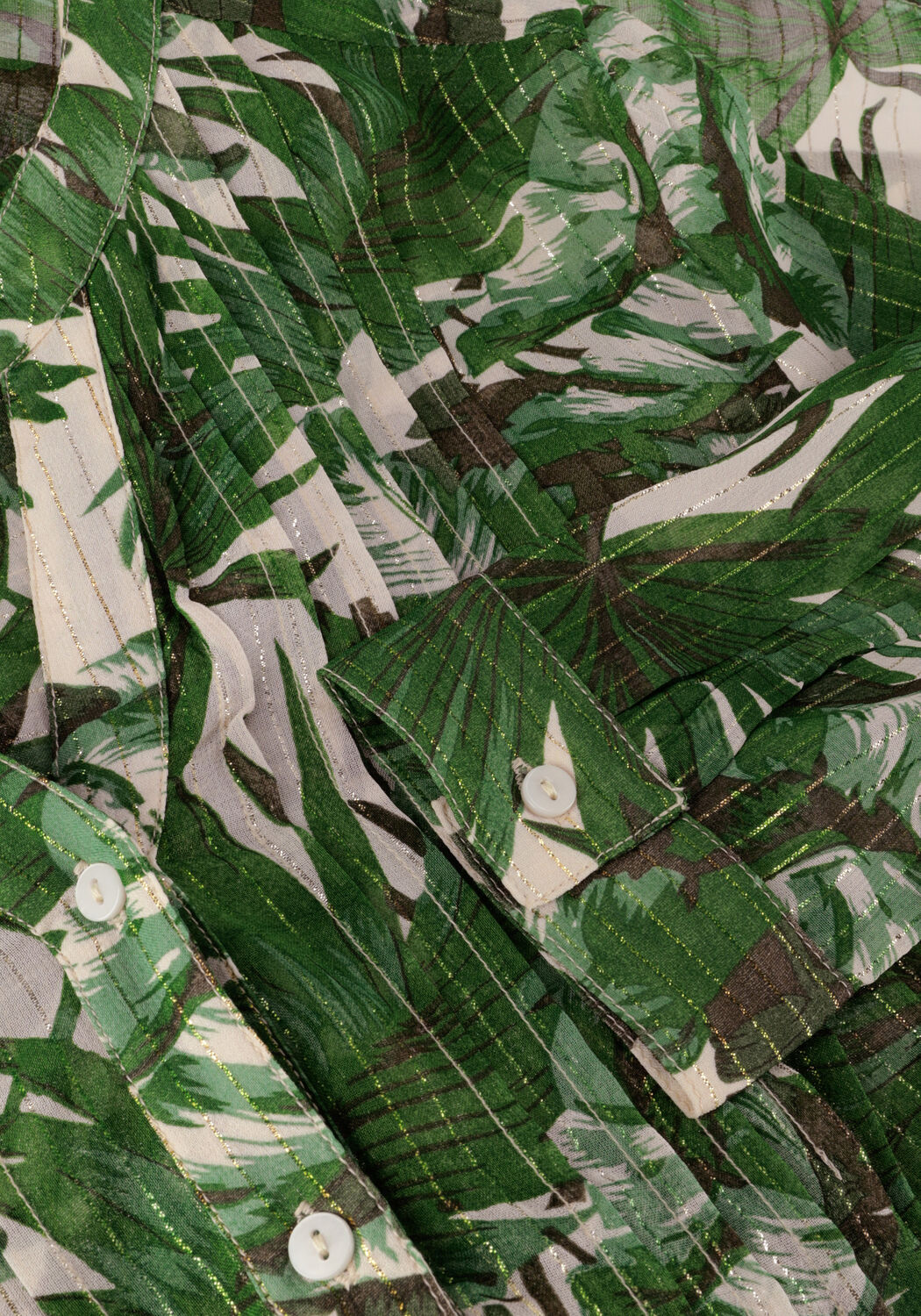 Groene LOLLYS LAUNDRY Blouses HELENALL SHIRT LS - large