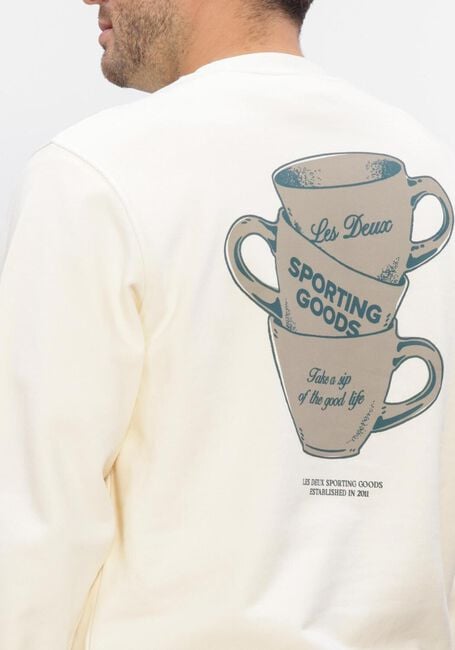 Ecru LES DEUX Sweater BEN ARTIST SWEATSHIRT - large