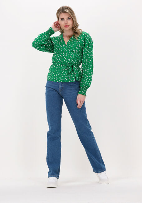 Groene ENVII Blouses ENBJORK LS TOP AOP 6743 - large