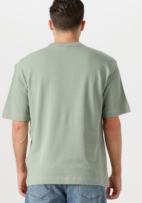 Groene SELECTED HOMME T-shirt SLHRELAXCALEB SS O-NECK TEE - large