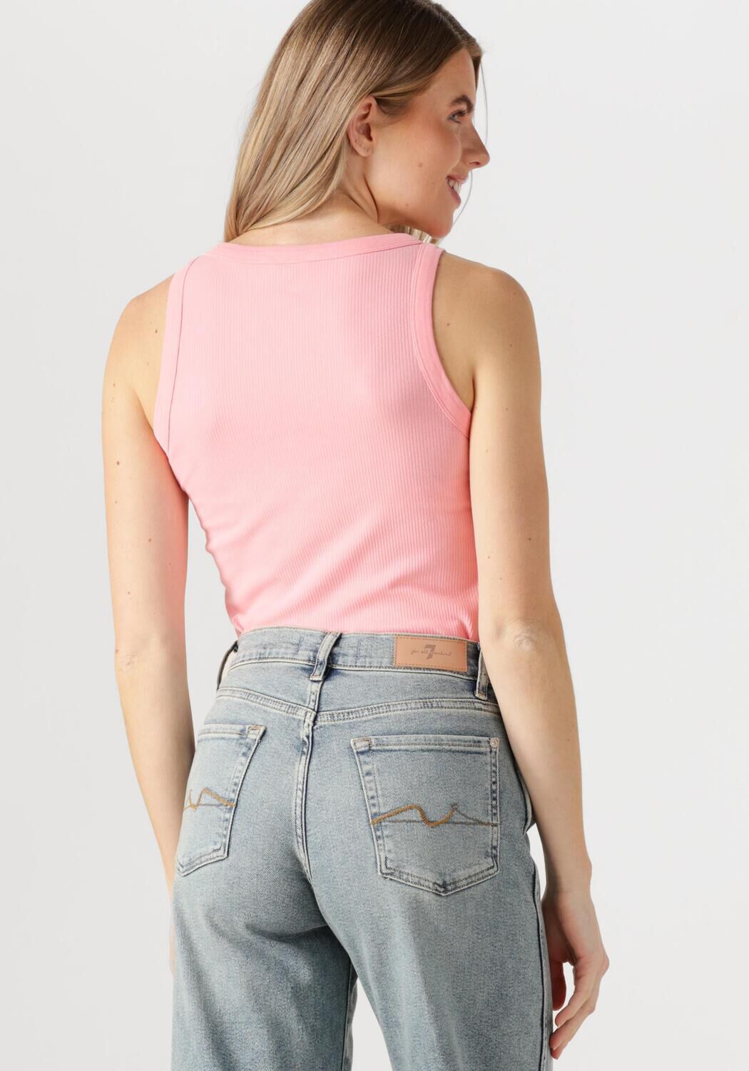 PENN & INK Dames Tops & T-shirts Singlet Lichtroze