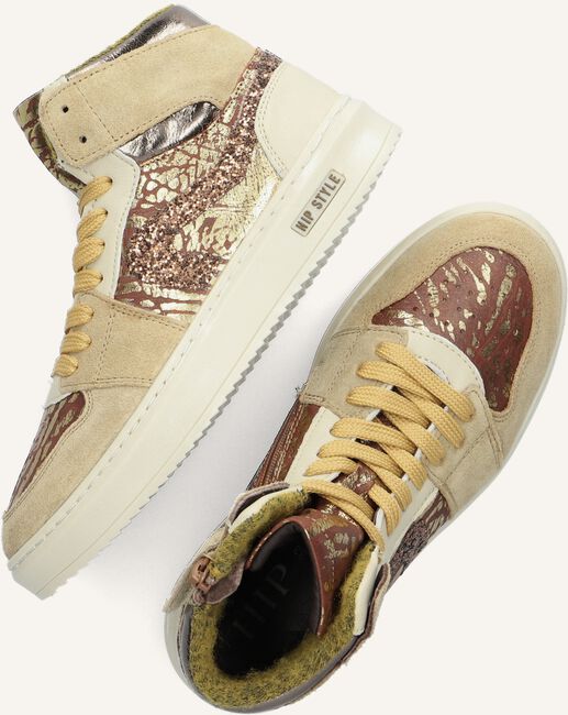 Beige HIP Hoge sneakers H1665 Beige HIP Hoge sneakers H1665 - large