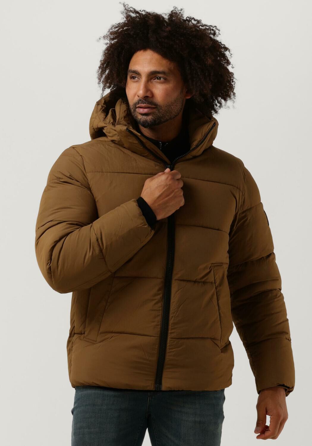 Calvin Klein Trenchcoat bruin casual uitstraling Mode Jassen Trenchcoats 