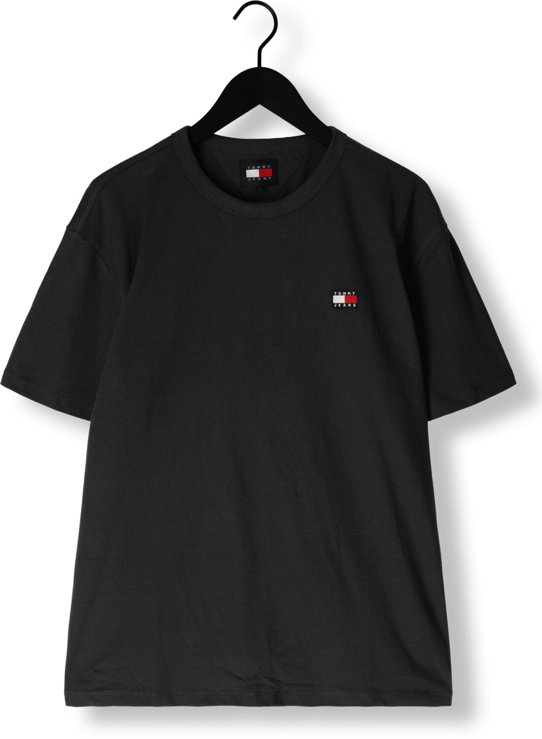 TOMMY JEANS Heren Polo's & T-shirts Tjm Reg Badge Tee Ex Antraciet