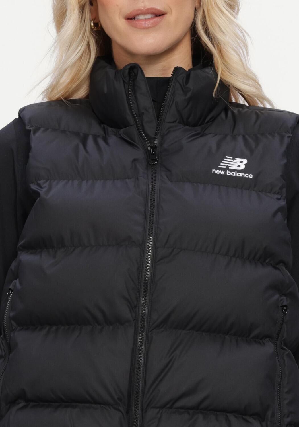 Zwarte NEW BALANCE Bodywarmer BOSTON PUFFER VEST - large