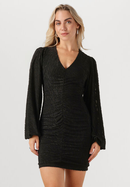 Zwarte REFINED DEPARTMENT Mini jurk EDEN - large
