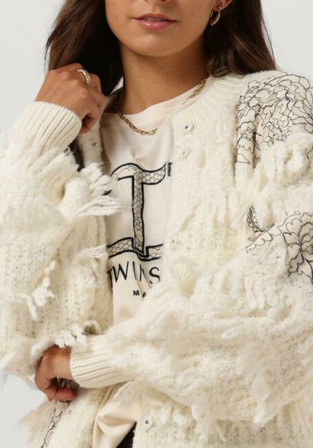 Gebroken wit TWINSET MILANO Vest 13445109-CPC - large