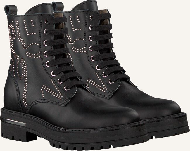 Zwarte PATRIZIA PEPE Veterboots PJ565 Zwarte PATRIZIA PEPE Veterboots PJ565 - large