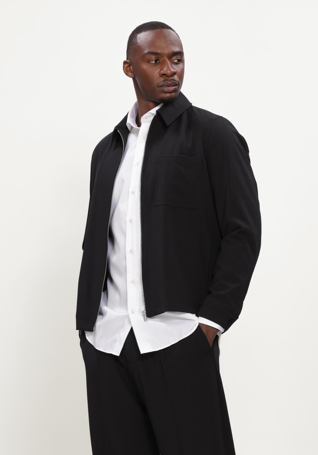 Zwarte DRYKORN Overshirt JERSON - large