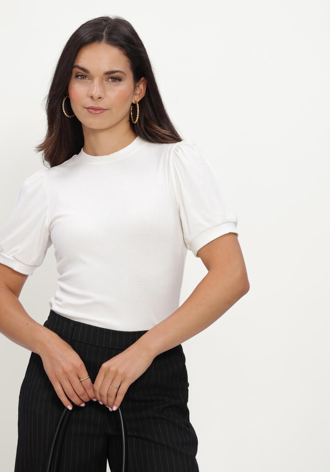Ecru MINUS T-shirt JOHANNA TEE - large