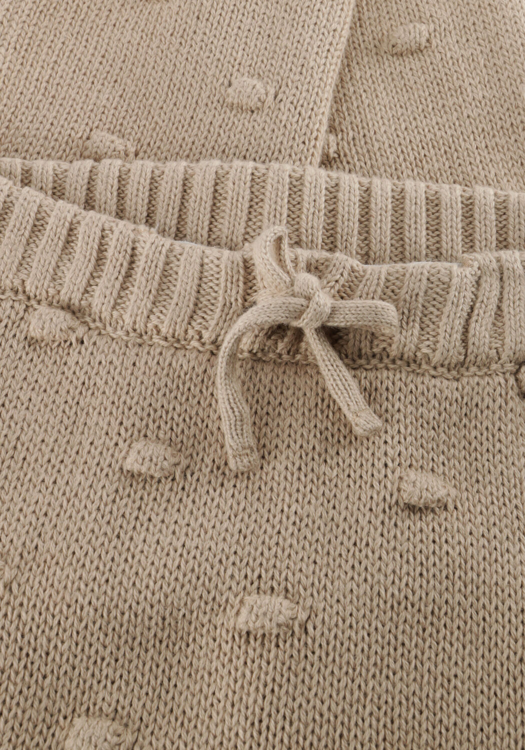 Beige LIL' ATELIER Lange broeken NBNGABLE KNIT PANT LIL - large