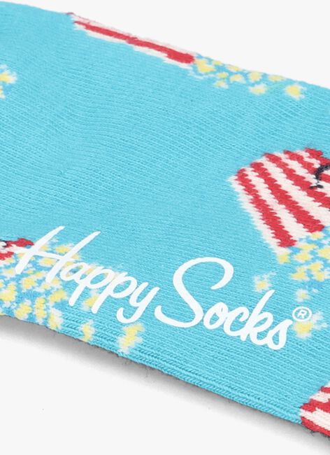 Blauwe HAPPY SOCKS Sokken POPCORN - large