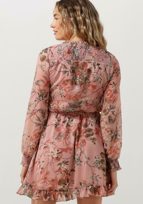 Lichtroze GUESS Mini jurk SS VANESSA FLARE DRESS - large