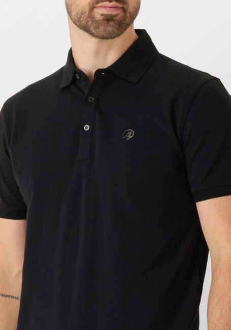 Zwarte CAST IRON Polo SHORT SLEEVE POLO FINE PIQUE ESSENTIAL - large