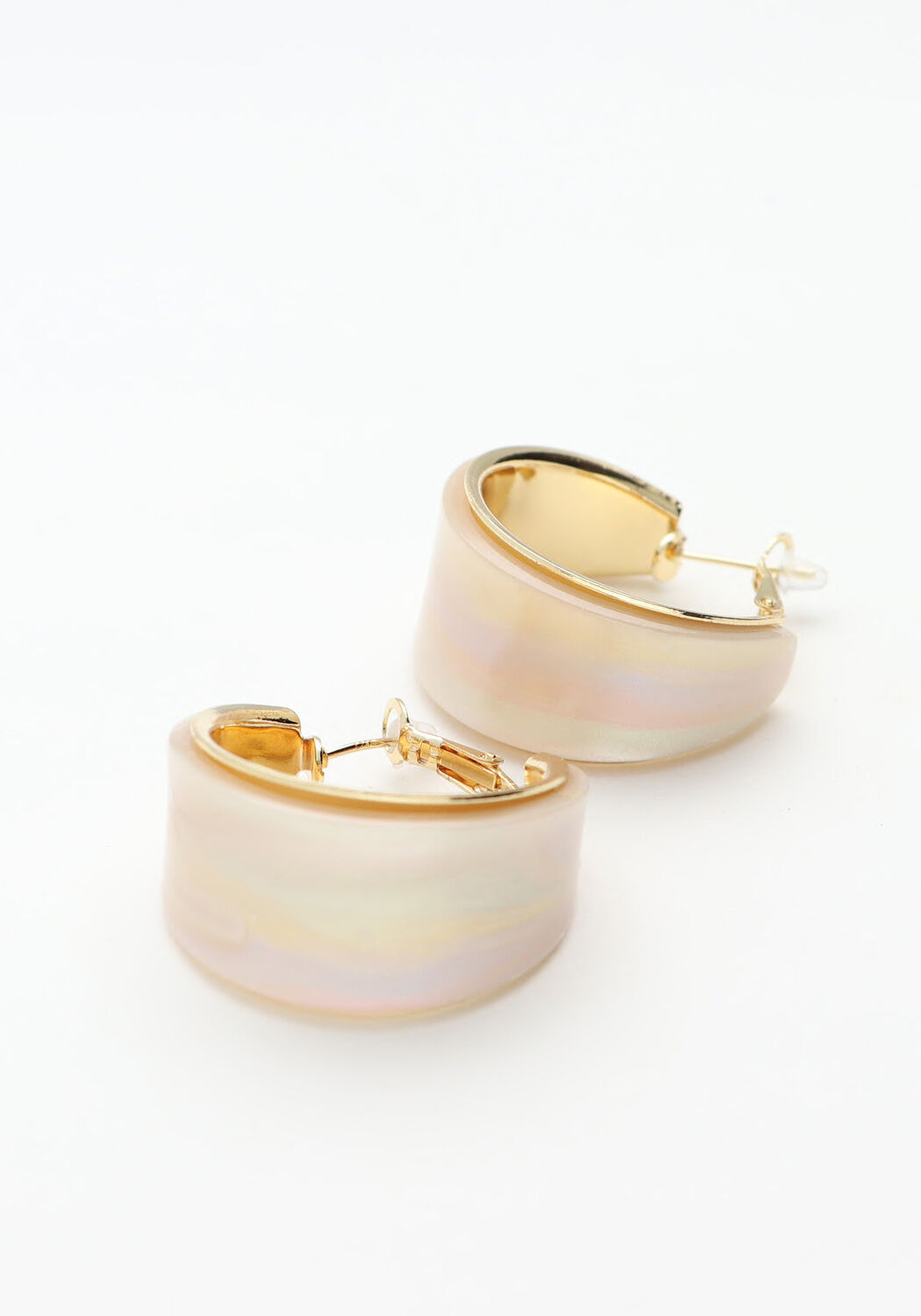 Creme OMODA ATELIER Oorbellen OM-DEARINGS X BO - large