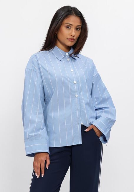 Blauwe CATWALK JUNKIE Blouses DOUBLE PLACKET BLOUSE - large