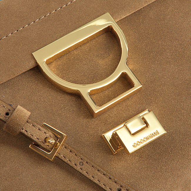 Bruine COCCINELLE Schoudertas ARLETTIS MINI Bruine COCCINELLE Schoudertas ARLETTIS MINI - large