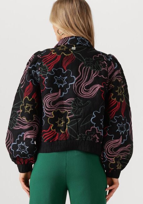 Zwarte POM AMSTERDAM Jack JACKET - AUTUMN GARDEN - large