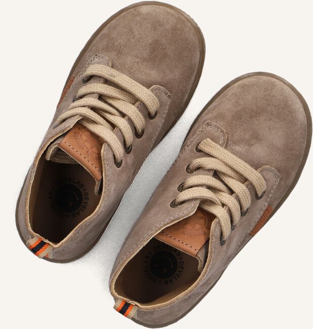 Taupe DEVELAB Hoge sneakers 44337 Taupe DEVELAB Hoge sneakers 44337 - large
