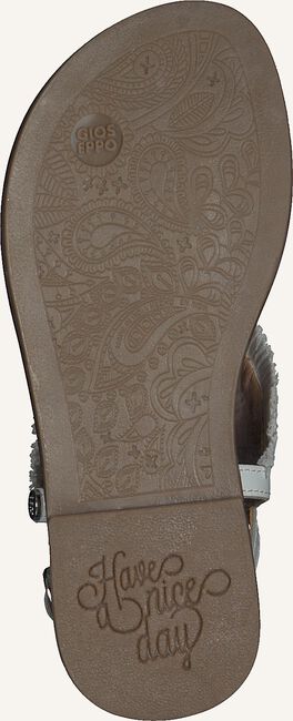 Witte GIOSEPPO Platte sandalen BERMUDAS Witte GIOSEPPO Platte sandalen BERMUDAS - large