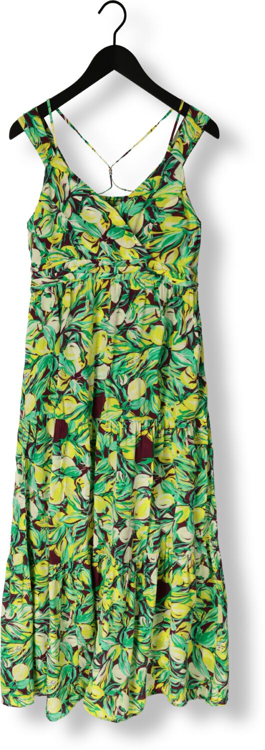 POM AMSTERDAM Dames Jurken Strap Lemon Tree Dress Geel