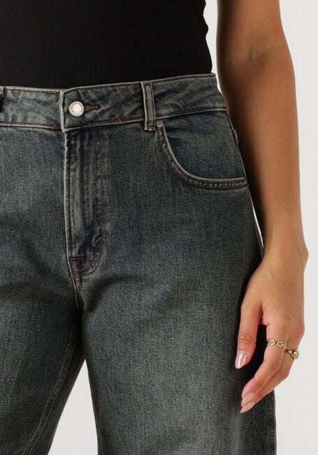 Zwarte MY ESSENTIAL WARDROBE Straight leg jeans BALOOMW 139 HIGH BARREL - large