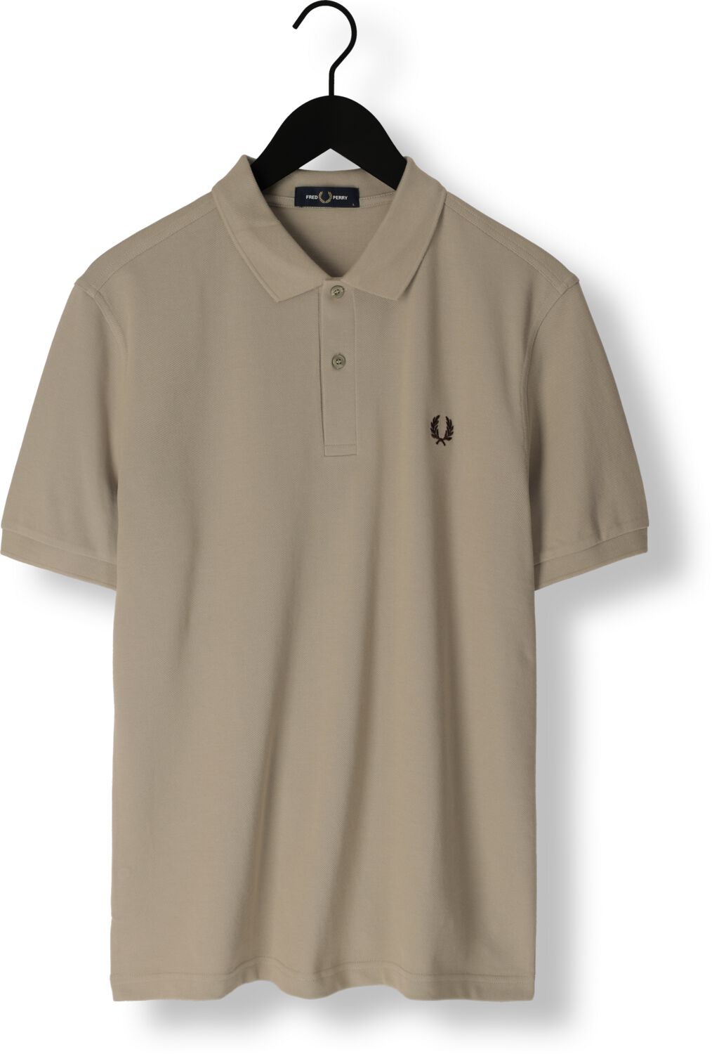 FRED PERRY Heren Polo's & T-shirts The Plain Shirt Olijf
