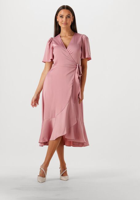 Roze Y.A.S. Midi jurk YASTHEA MIDI WRAP DRESS - large