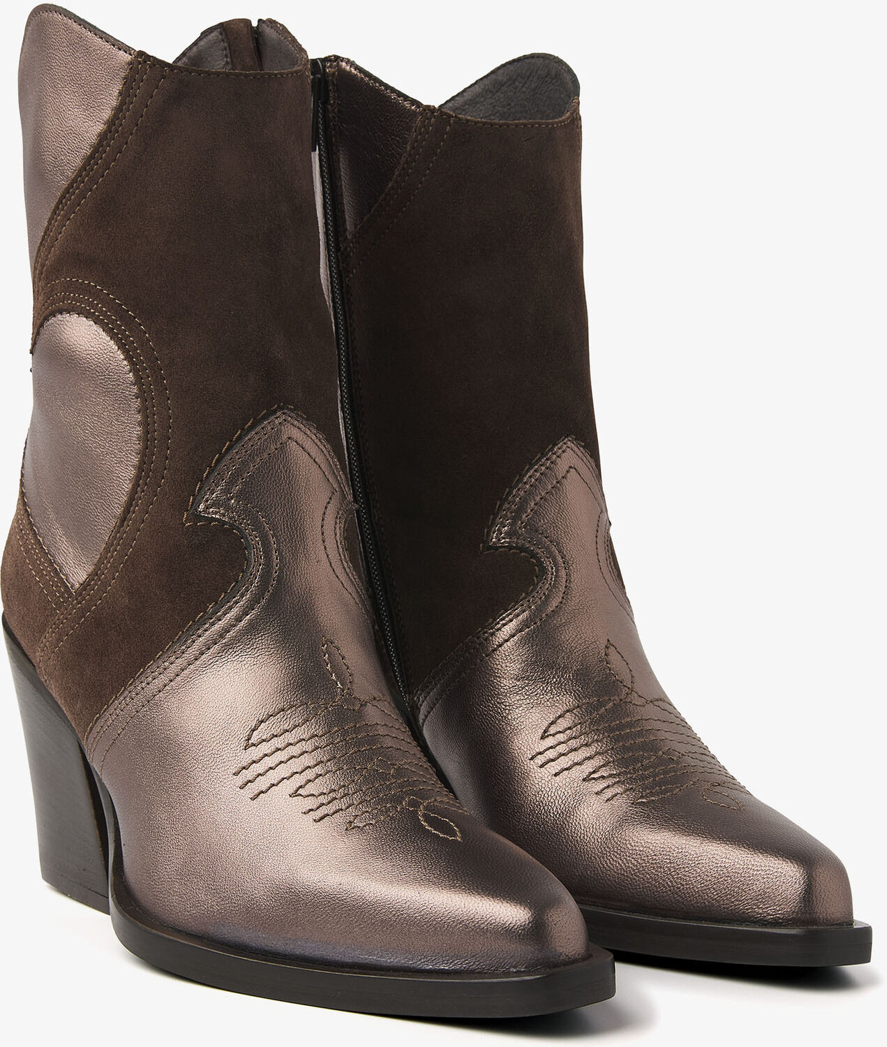 bruine via vai cowboylaarzen gioia fade
