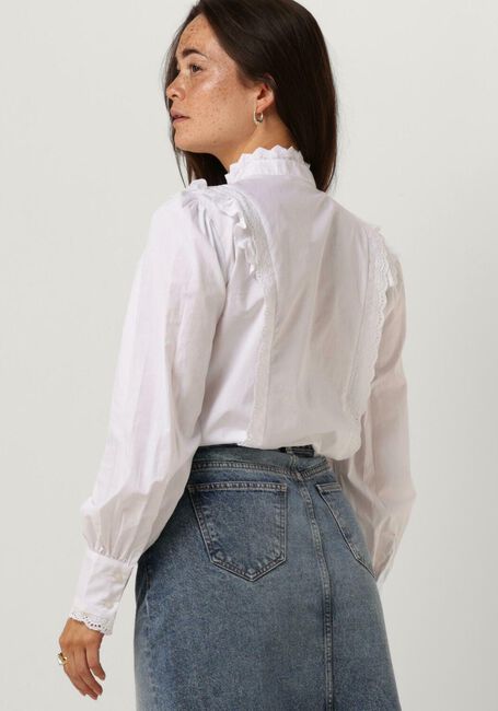 Witte CO'COUTURE Blouses ALVA ANGLAISE CUFF SHIRT - large