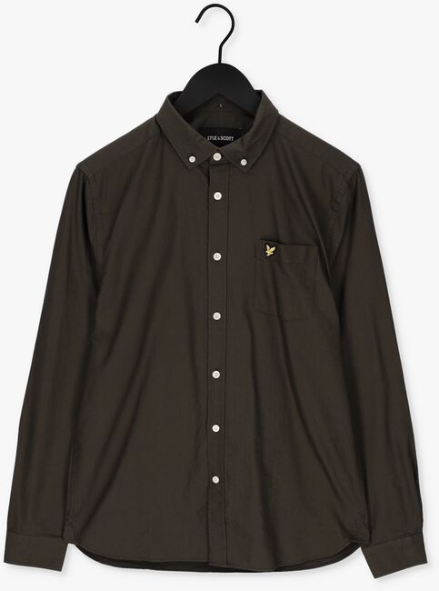 Olijf LYLE & SCOTT Casual overhemd REGULAR FIT LIGHT WEIGHT OXFORD SHIRT - large