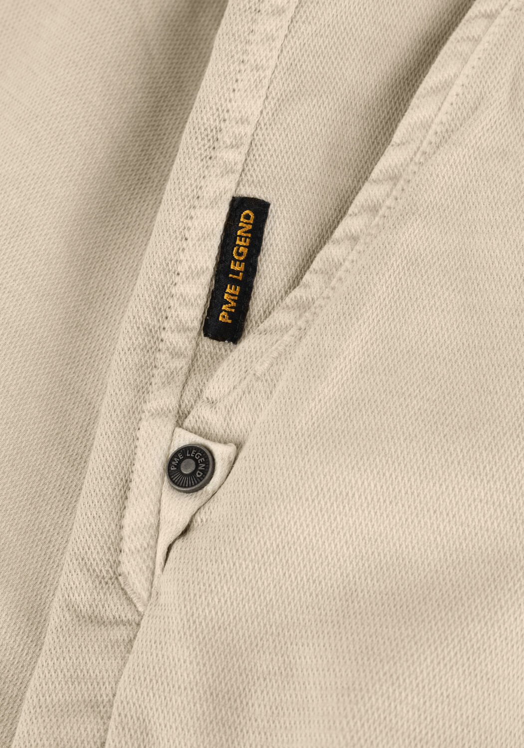 Beige PME LEGEND Korte broek TWIN WASP CHINO SHORTS FANCY STRUCTURED - large