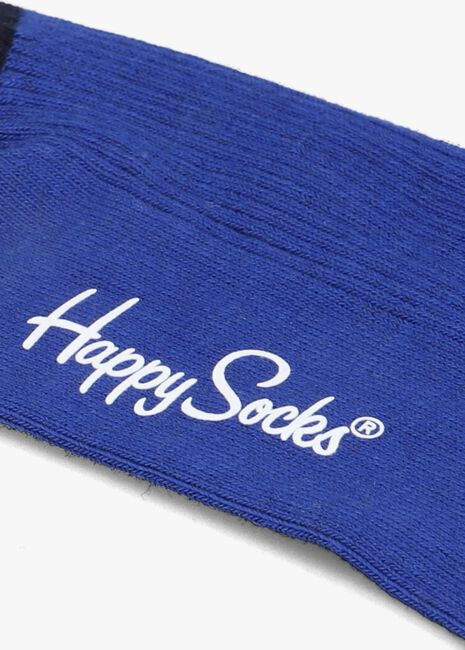 Blauwe HAPPY SOCKS Sokken RIBBED EMBROIDERY CAR - large